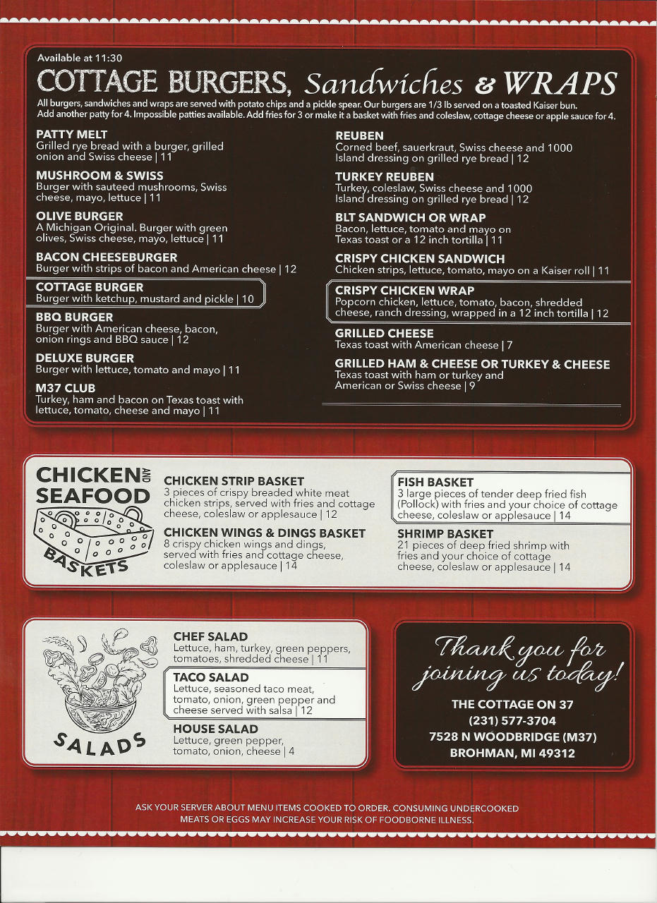 Kid's Menu